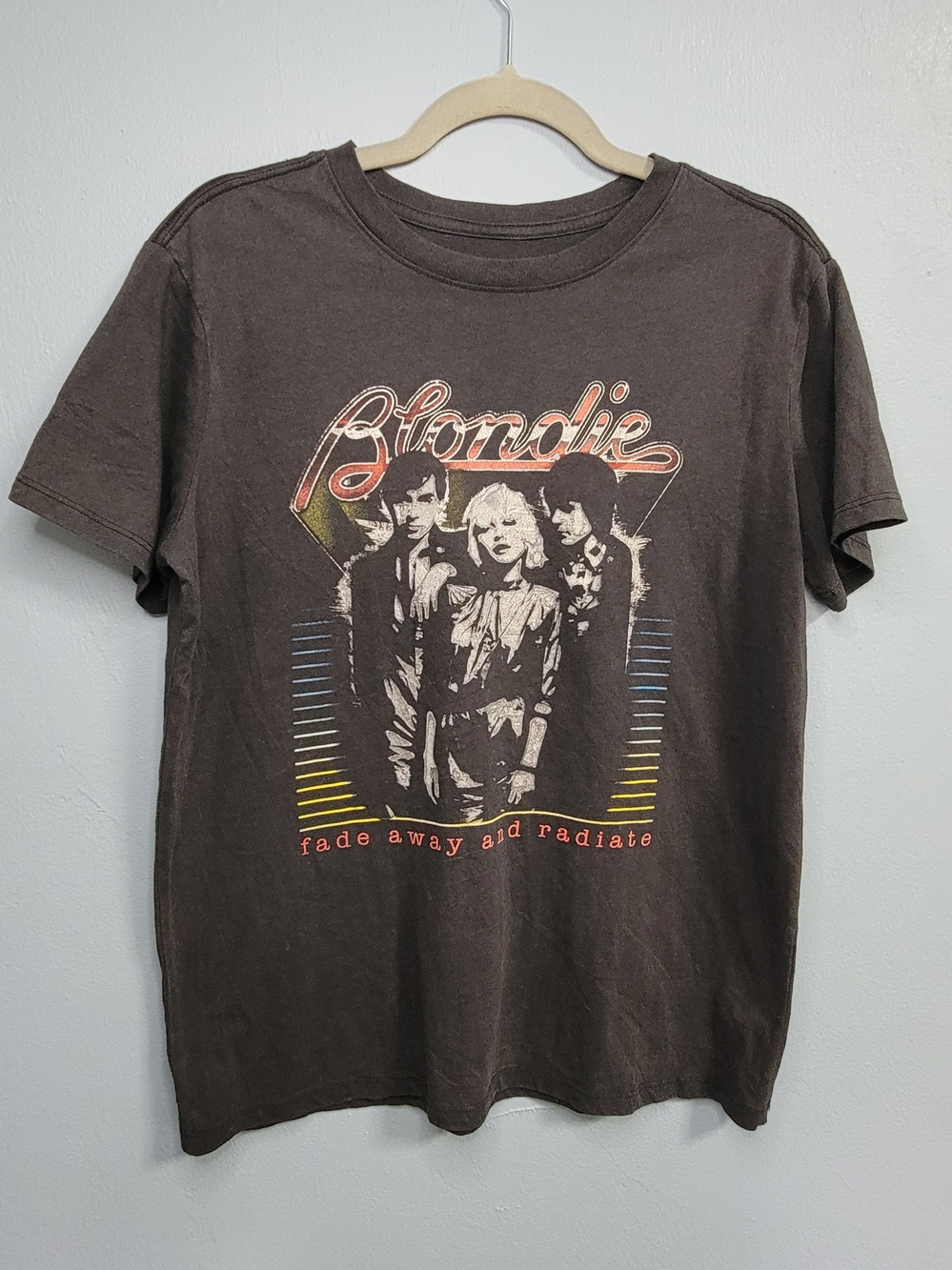 Officially Licensed Blondie Fade Away And Radiate Band T-Shirt - Size S/M 2020